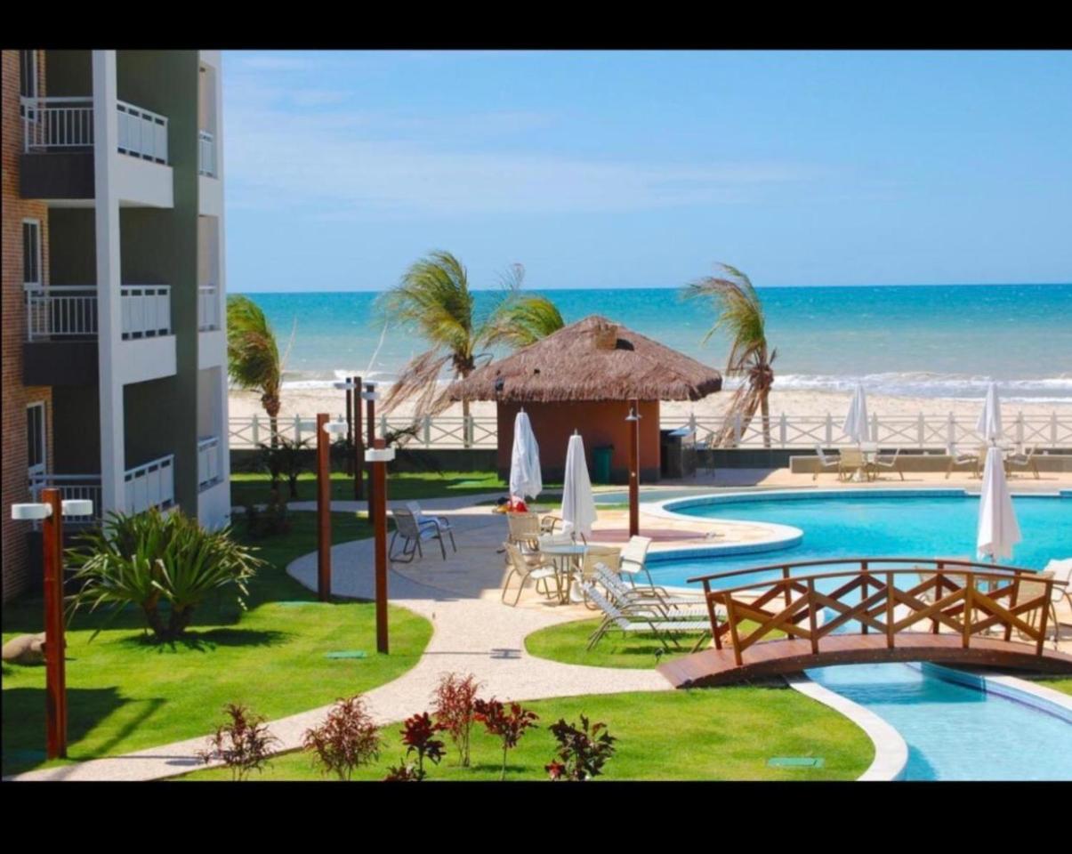 Apartamento Vista Total Do Mar Uma Cobertura A 400M Do Beach Park No Porto Das Dunas Aquiraz Condominio Terramaris Piscina Ampla Parque Infantil Sauna Estacionamento Privado Buitenkant foto