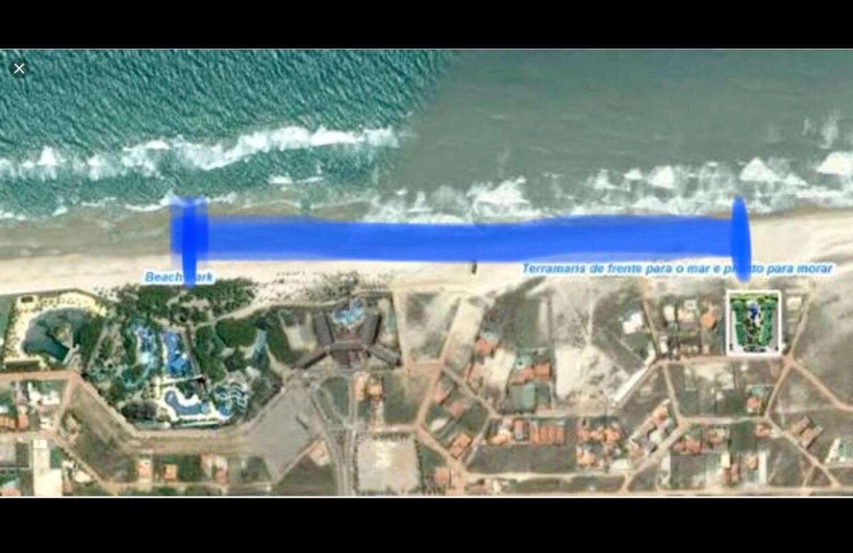 Apartamento Vista Total Do Mar Uma Cobertura A 400M Do Beach Park No Porto Das Dunas Aquiraz Condominio Terramaris Piscina Ampla Parque Infantil Sauna Estacionamento Privado Buitenkant foto