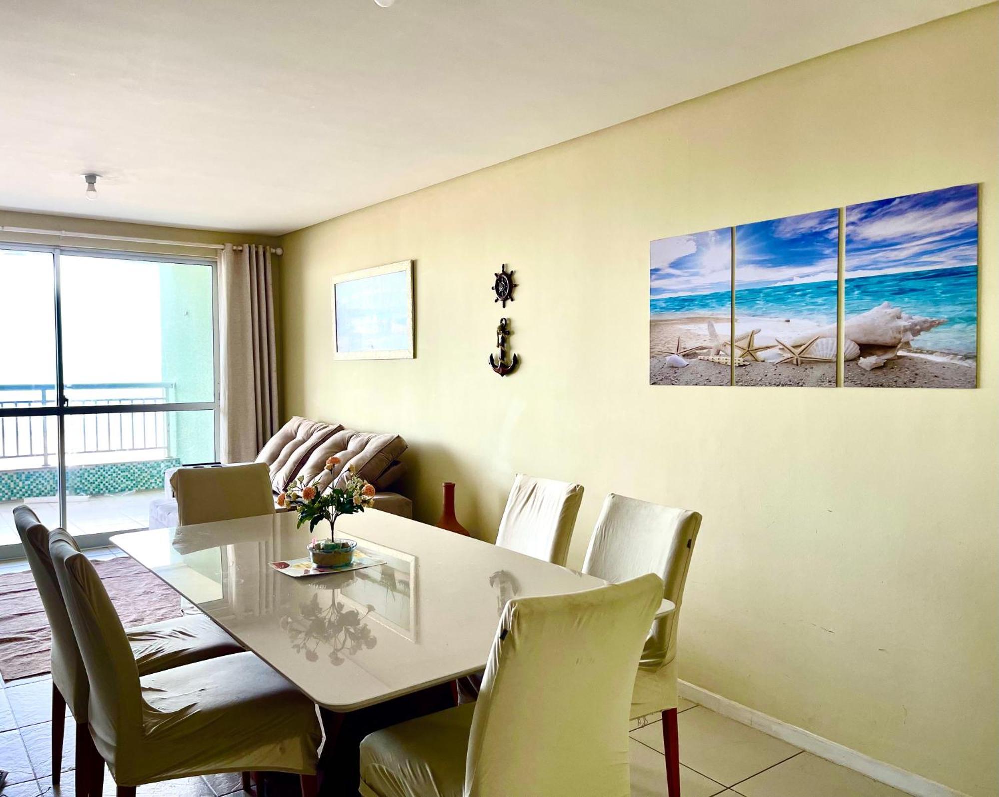 Apartamento Vista Total Do Mar Uma Cobertura A 400M Do Beach Park No Porto Das Dunas Aquiraz Condominio Terramaris Piscina Ampla Parque Infantil Sauna Estacionamento Privado Buitenkant foto